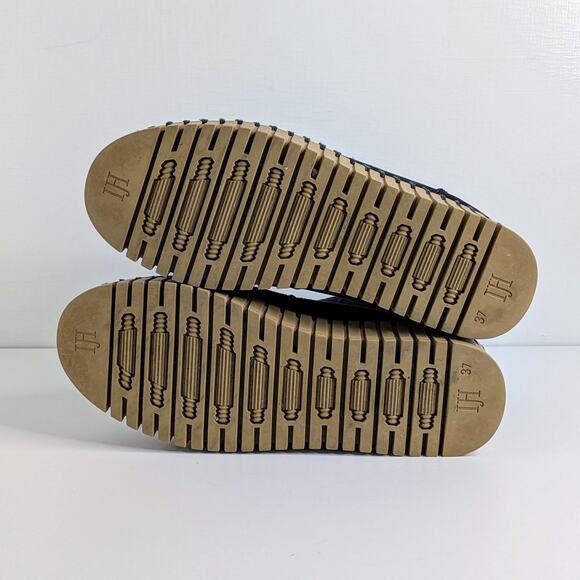 Ilse Jacobsen Tulip 6370 Plateau Ankle Boots EU 37 Black Chelsea Platform - Picture 10 of 16